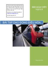 Tuyển tập các bài tập Dao động điều hòa - Hội giáo viên Vật lý